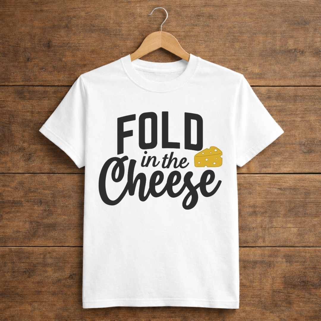 Fold In The Cheese White Hanging