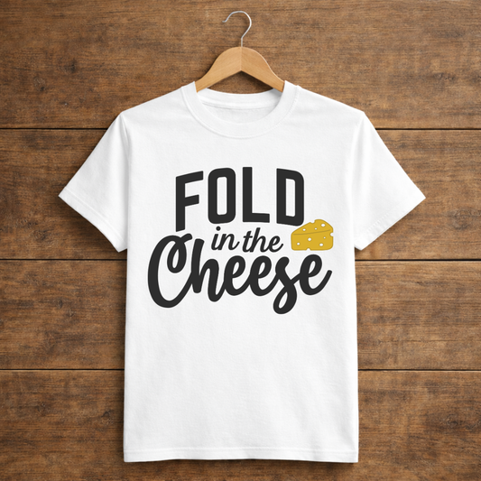Fold In The Cheese White Hanging