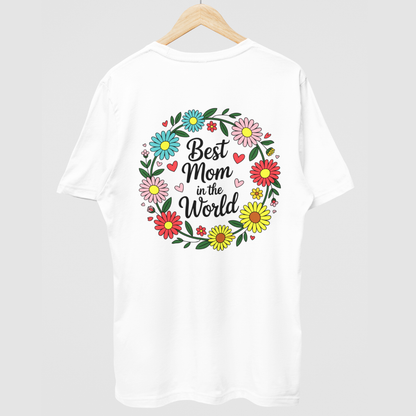 Best Mom T-Shirt Mother's Day Gift White Hanging
