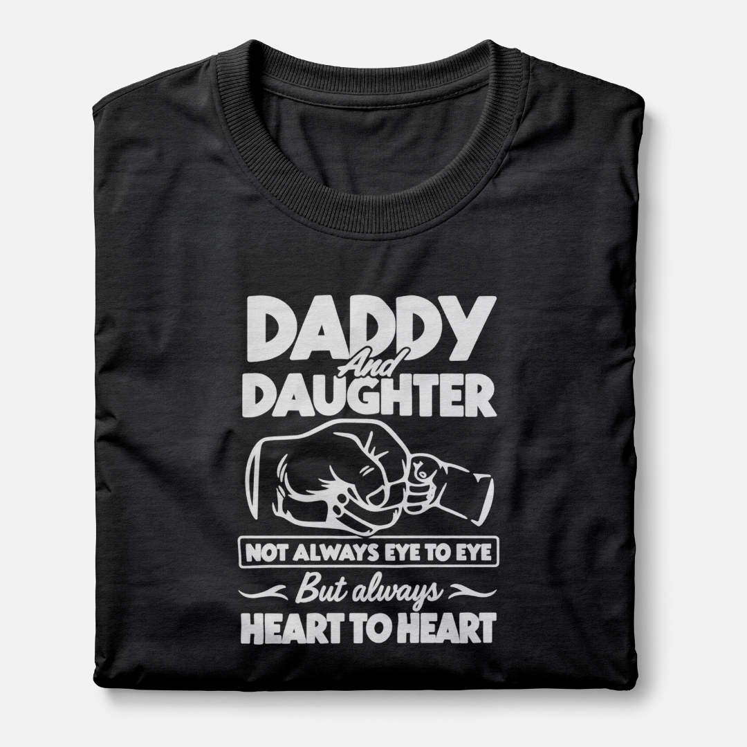 Daddy And Daughter Not Always Eye To Eye But Always Heart To Heart