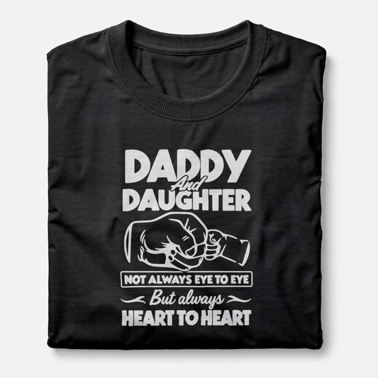 Daddy And Daughter Not Always Eye To Eye But Always Heart To Heart