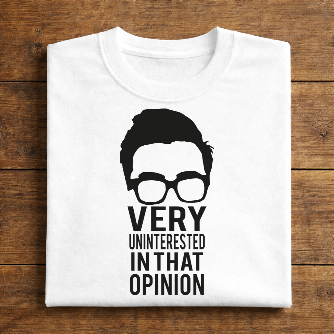 very uninterested in that opinion white folded