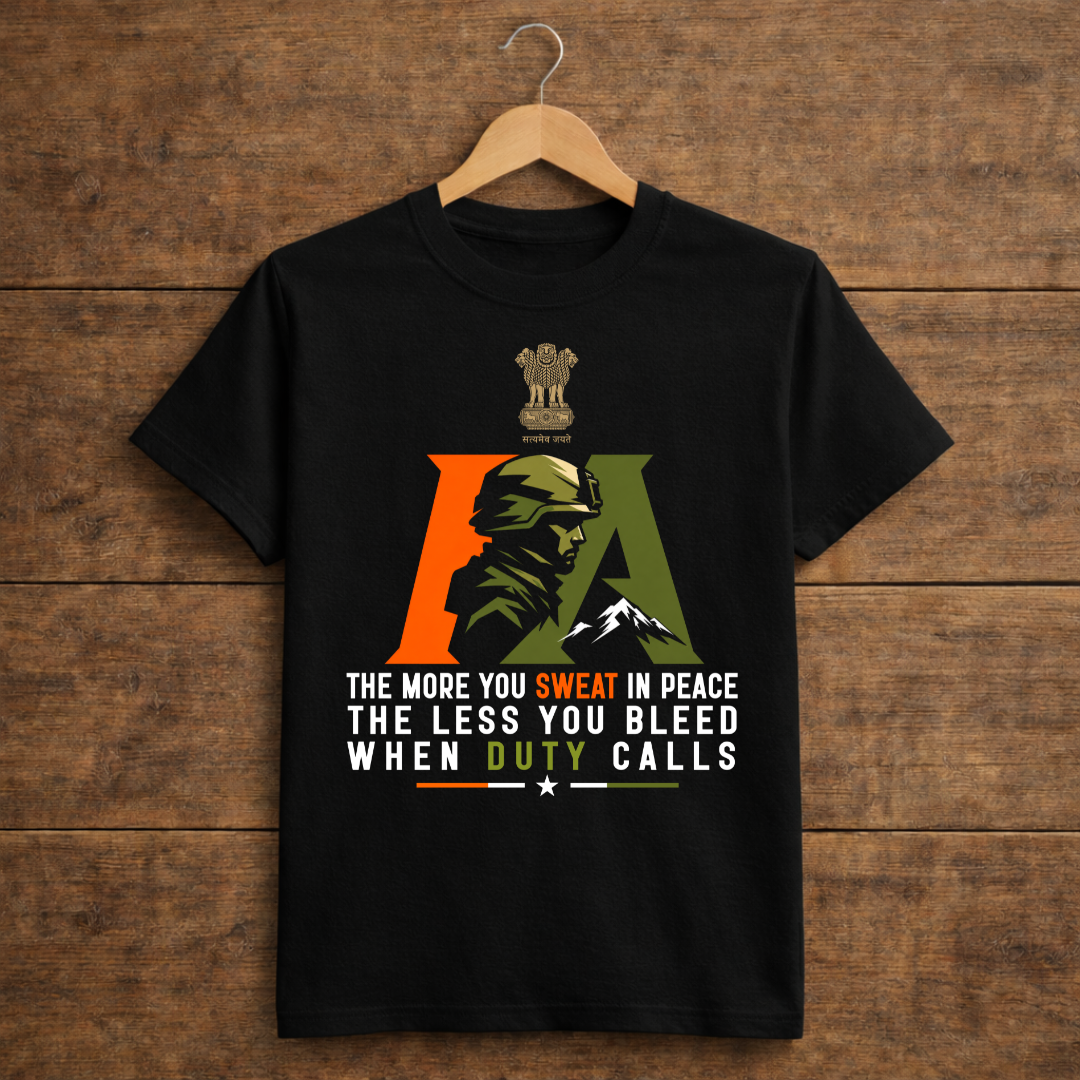 NDA CDS Agniveer Patriotic T-Shirt