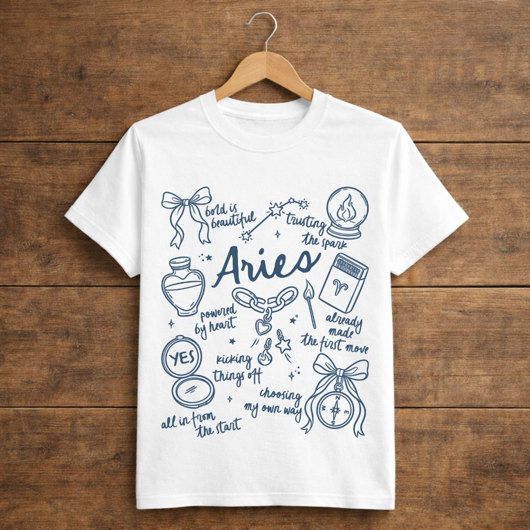 white aries hanging